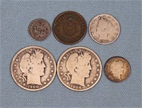 (6) US Type Coins