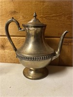 Antique silver plate coffee server