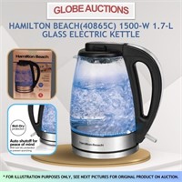 LOOKS NEW HB (1500-W) 1.7-L GLASS ELECTRIC KETTLE