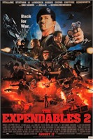 Expendables 2 Jason Statham Autograph Poster