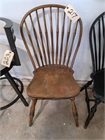 Rustic bowback chair