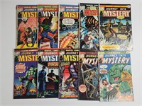 10) VINTAGE JOURNEY INTO MYSTERY COMIC BOOKS