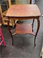 2 tier antique table