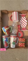 Christmas Coffee Mugs, Bell Candy Dishes