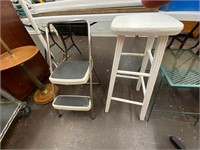 Stepping stool and bar stool
