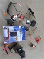 four battery float chargers