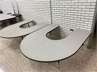 2pcs- matched student desk tables