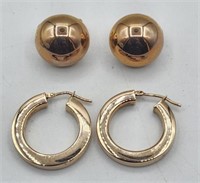 Bronze Milor Italy Pierced Earrings