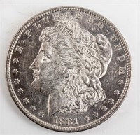 Coin 1881-O Morgan Silver Dollar Brilliant Unc.