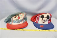2 Mickey Mouse Hats
