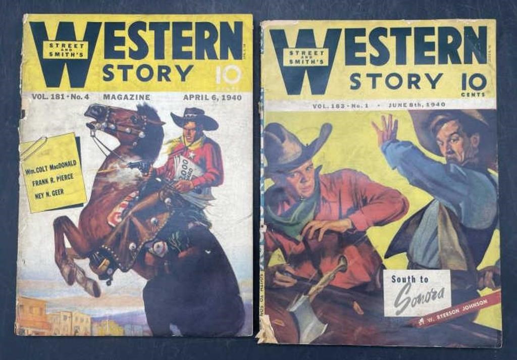 (JL) 1940 Western Story Pulp Magazines Vol.183 #1