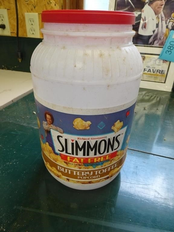 Richard Simmons Popcorn Jar (plastic)