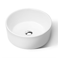 **READ DESC** Round Ceramic Bathroom Vessel Sink,