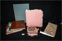 Photo Albums (blank pages); Fabric Covered (2)