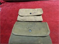 (2)Canvas Military Tool Roll M10 roll only.