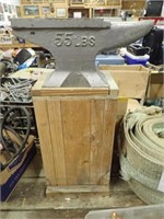 55# Anvil On Stand - 15"Lx4"Wx7 1/2"H