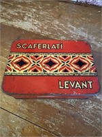 Vintage Scaferlati Levant Tin Box