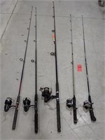 (5) Various Fishing Poles