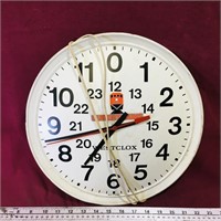 Westclox CN Rail Tin Wall Clock (Vintage)