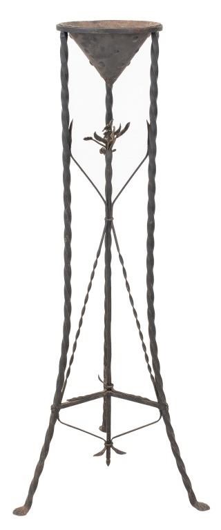 Spanish Style Wrought Iron Plant Stand