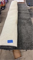 8x10” gray shag carpet