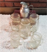 Misc. Drinking Jars/Glasses with Handles