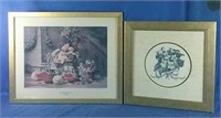 2 framed prints :  William Hammer and M Hughes