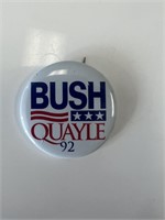 Bush-Quayle presidential campaign pin