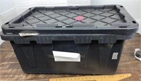 Tough box tote with lid