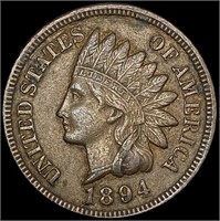 1894 Indian Head Cent NEARLY UNCIRCULATED