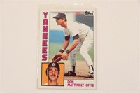 1984 Topps Don Mattingly no. 8 Rookie Card