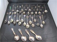 Sterling & Unmarked Collector Spoons