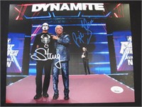 Sting Ric Flair signed 8x10 photo JSA COA