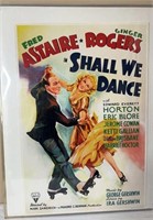 2 Fred Astaire & Ginger Rogers VTG Reprint Posters