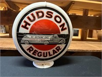 Hudson Regular/Sunoco Gas Pump Globe