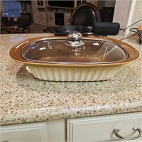 Honey Dipped Oven-To-Table Casserole Dish, Lid 17"