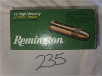 Box of Remington 22 High Velocity golden bullet
