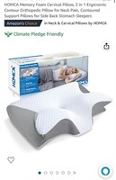 HOMCA memory foam cervical pillow