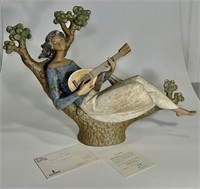 LARGE LLADRO "RECLINING CHORDS" SCULPTURE