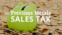 Sales Tax on Gold or Silver Coins / Bullion