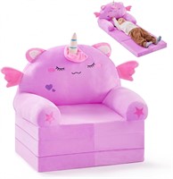Deer Kids 3-in-1 Unicorn Chair Couch  Fold Out