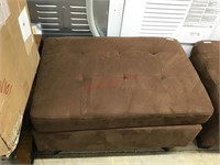 BROWN STOARGE OTTOMAN MSRP 199