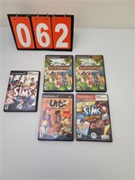 Lot Of 5 Playstation 2 Sims Games