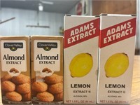 Almond Extract 29ml x2 & Lemon Extract 44mlx2