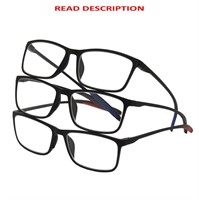 Foster Grant Dax Reading Glasses 3-pack, +1.25