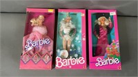 3pc 1987-88 Party Pink & Related Barbie Dolls