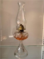 Vintage Bulls Eye Oil Lamp