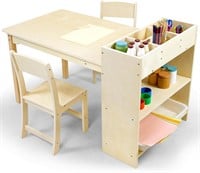 Kids Art Table and 2 Chairs Set