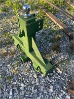 Three point ball hitch for tractor