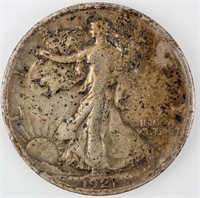 Coin 1921  Walking Liberty Half Dollar Fine, Rare!